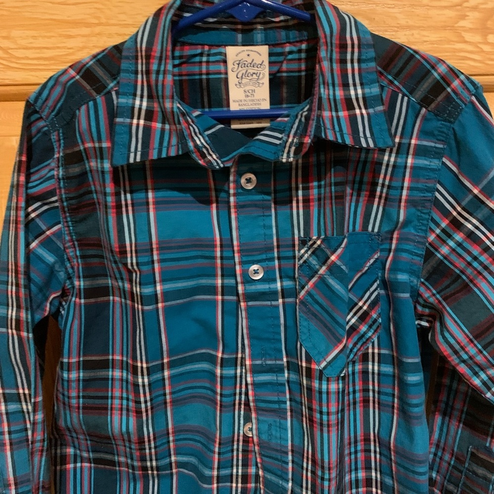 Boys Faded Glory button up